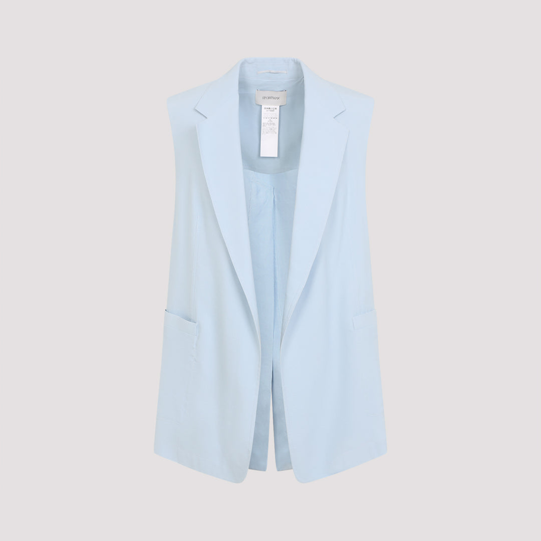 Sportmax Gilet - Blue | fd8f3b3503dff23004fa1c2e25b8b667c5f7c790