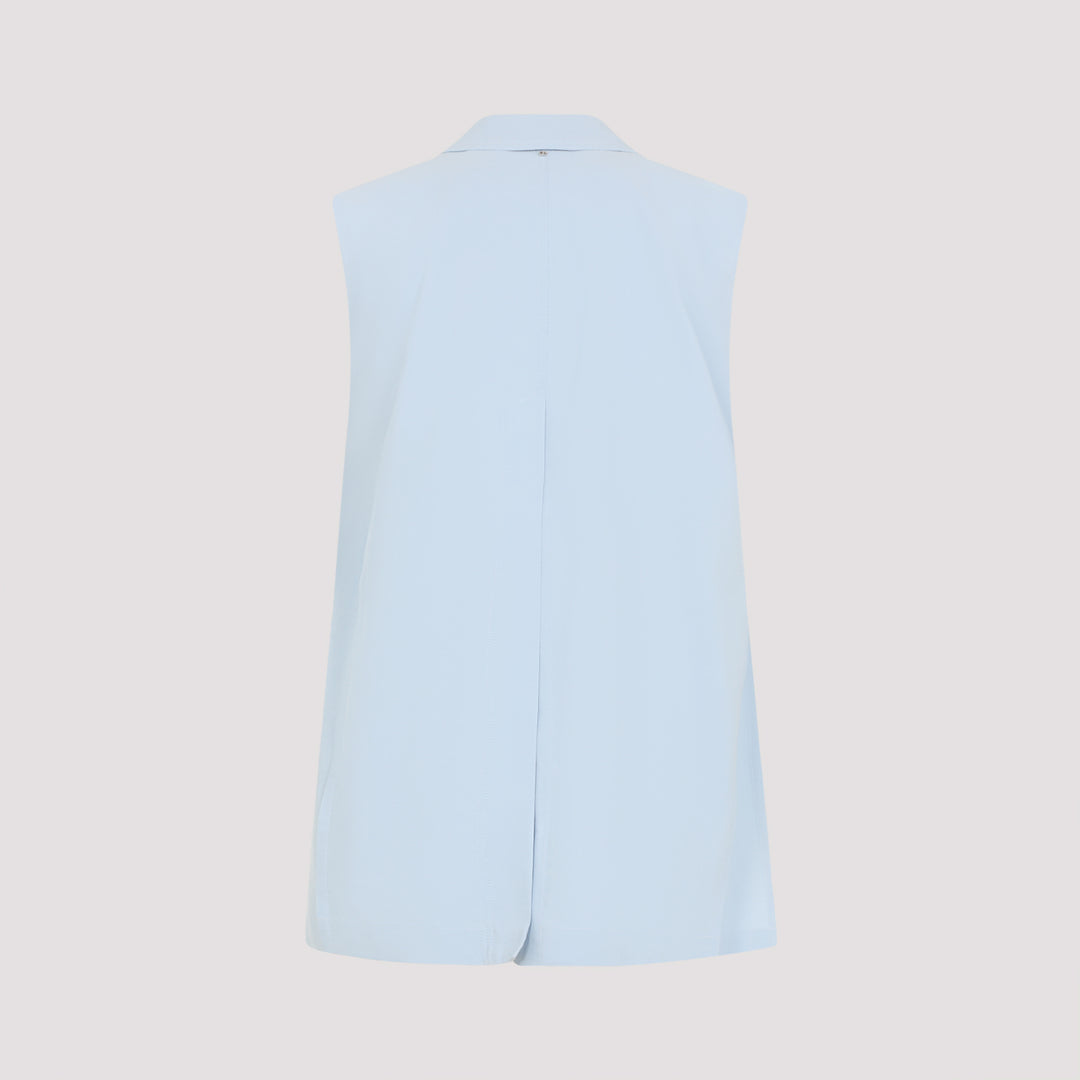 Sportmax Gilet - Blue | d7990e0da23dfdc45712e4e5c8d277c772568e00