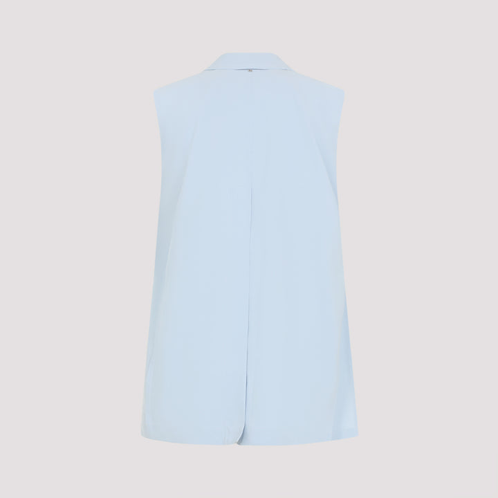 Sportmax Gilet - Blue | d7990e0da23dfdc45712e4e5c8d277c772568e00
