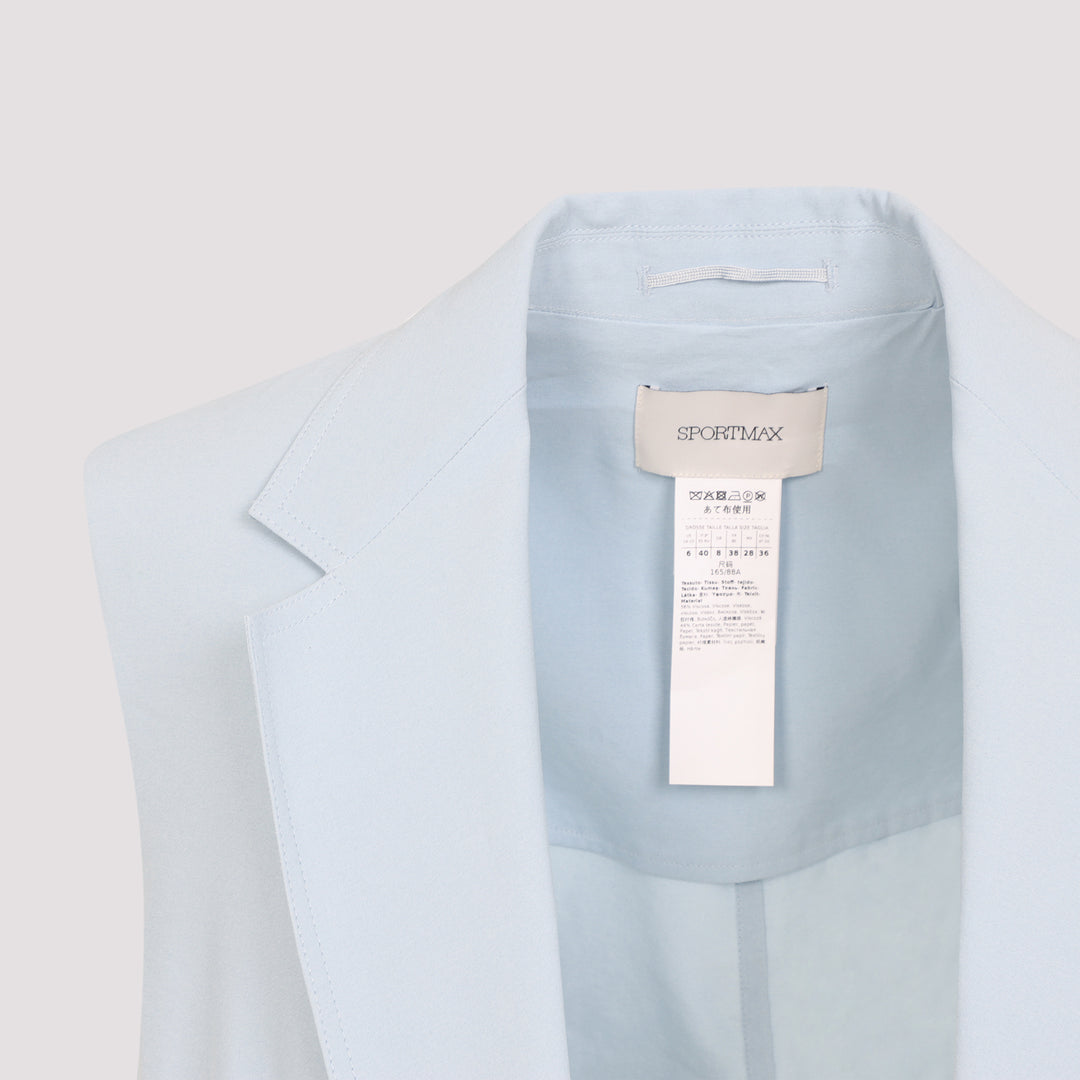 Sportmax Gilet - Blue | 4ce032d97c27575f5c1beaa5456436bb92bd7db7