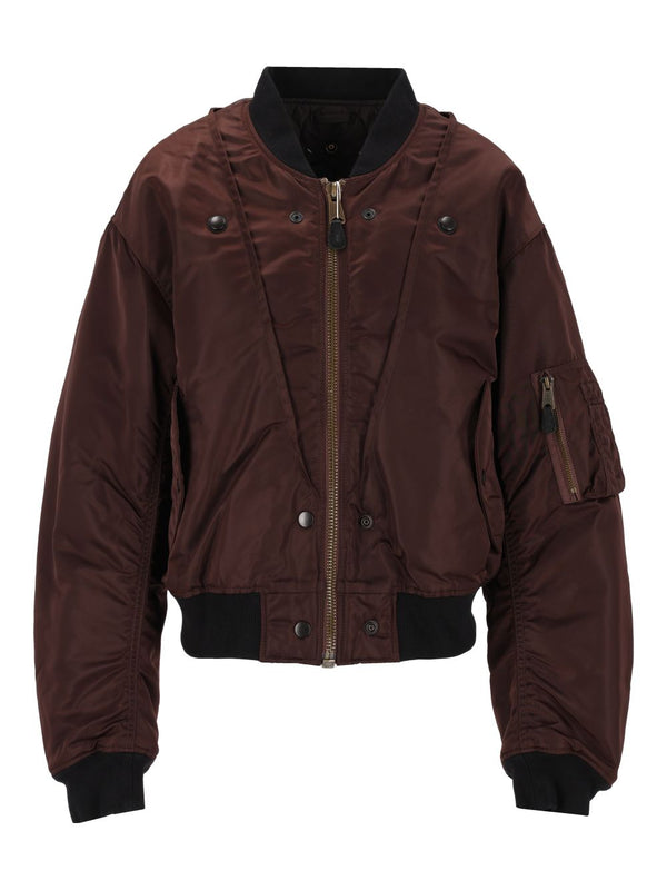 Reversible Bomber Jackets Brown