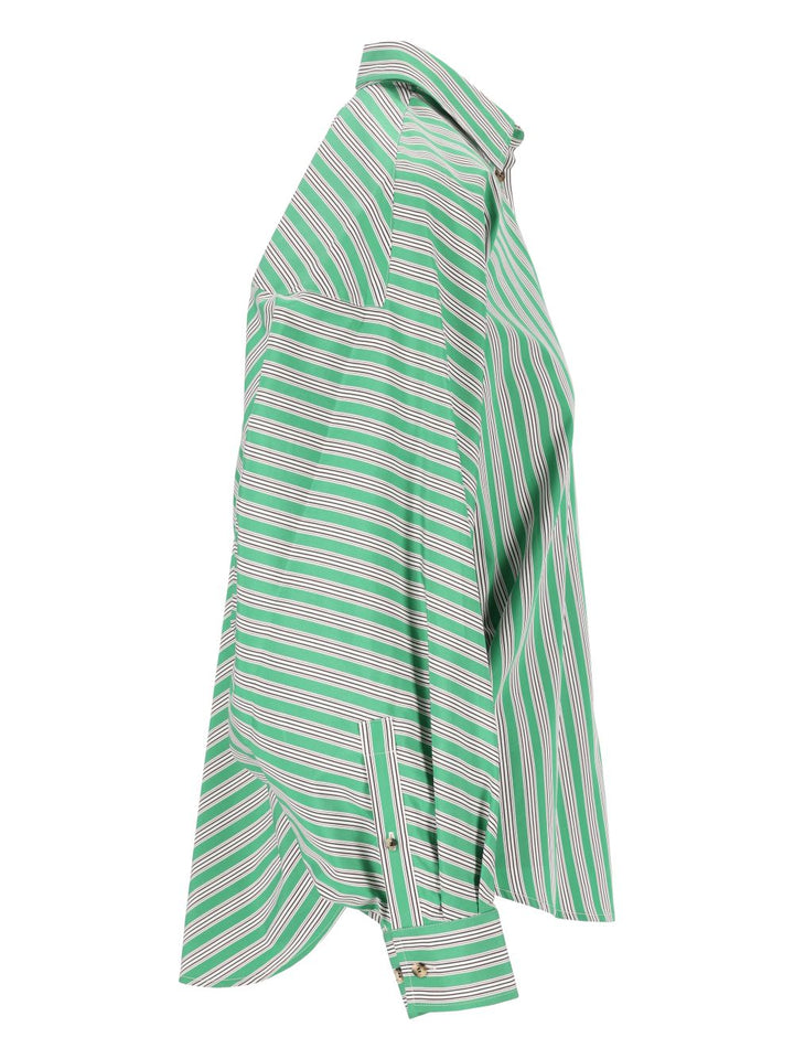 Loewe Coton Shirt Shirts - Green | 109b769964489ff376daec390719cb57c7c86d92