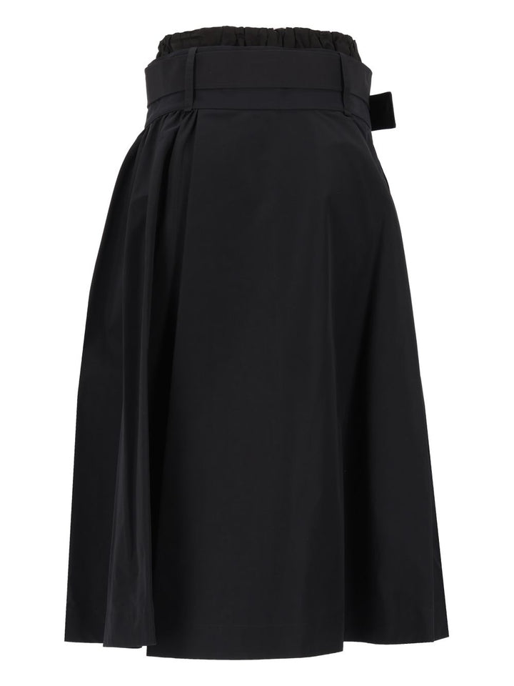 Loewe Technical Cotton Fabric Skirt Skirts - Black | ae55c1c4537bae1d5bd7b22f4c315ff54a803e1d