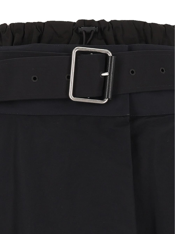 Loewe Technical Cotton Fabric Skirt Skirts - Black | 9026ad9c06f34c12c1f556d3a5851a1753f792bd