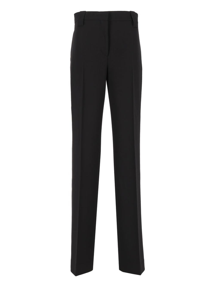 Versace Tailored Stretch Wool Trousers - Black | 8bdd9c987265df30a4b92eba2dda416f8d6af058