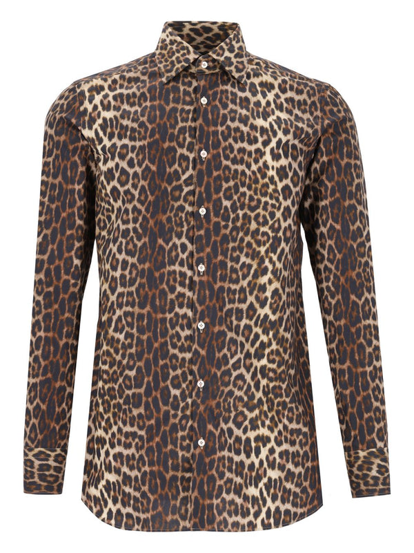 Camicia Cotone Shirts Animalier