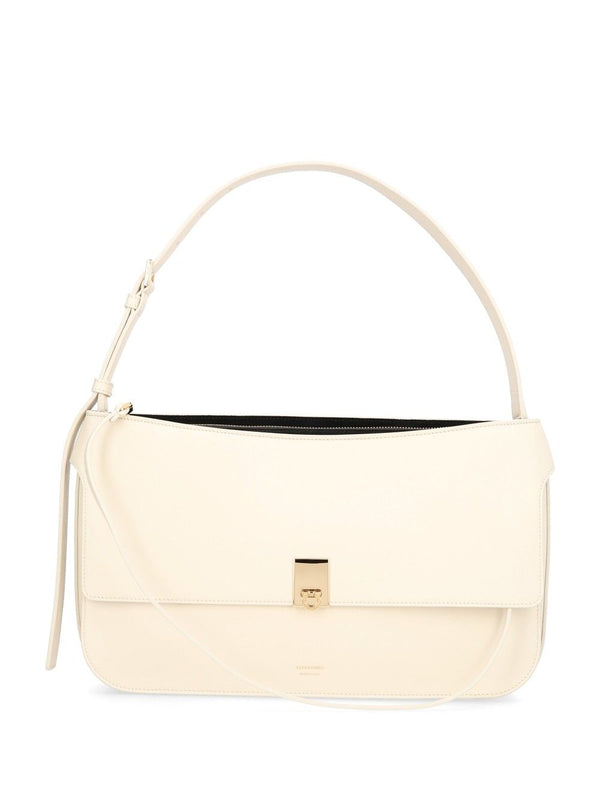 Cara Shoulder Bag Medium Shoulder Bags White