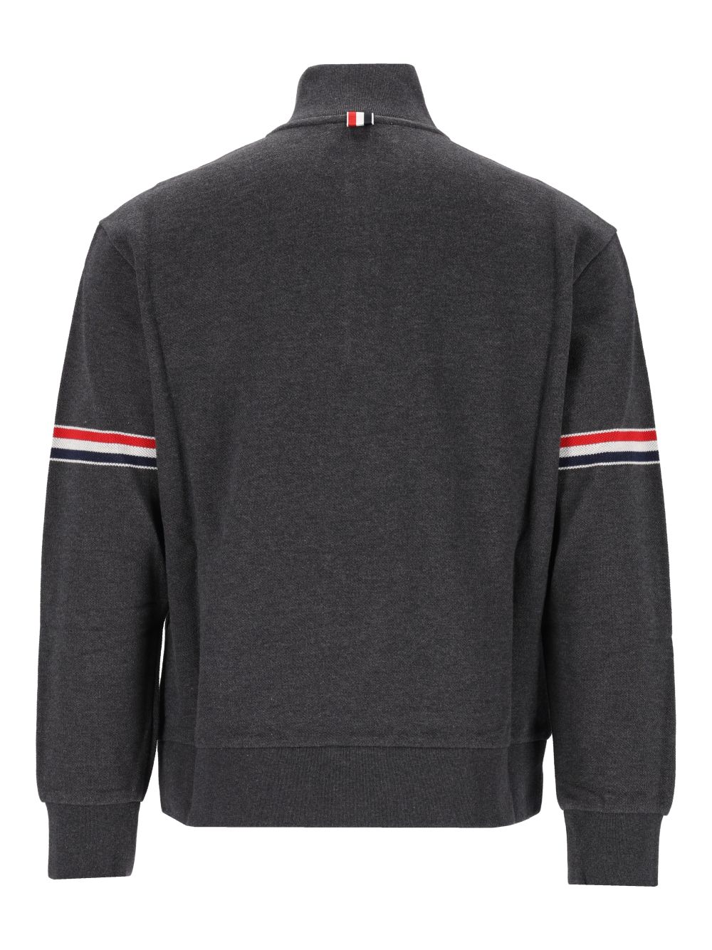 Thom Browne Piqué Sweatshirt Sweatshirts - Grey | a2114b9b4e981a9de2c3854da038c306626ea2a0