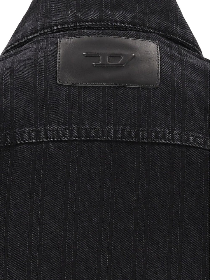 Diesel D-Rohe Denim Jacket Jackets - Black | 7e4cb3b059f086a18a48a12056fb59da6c359959