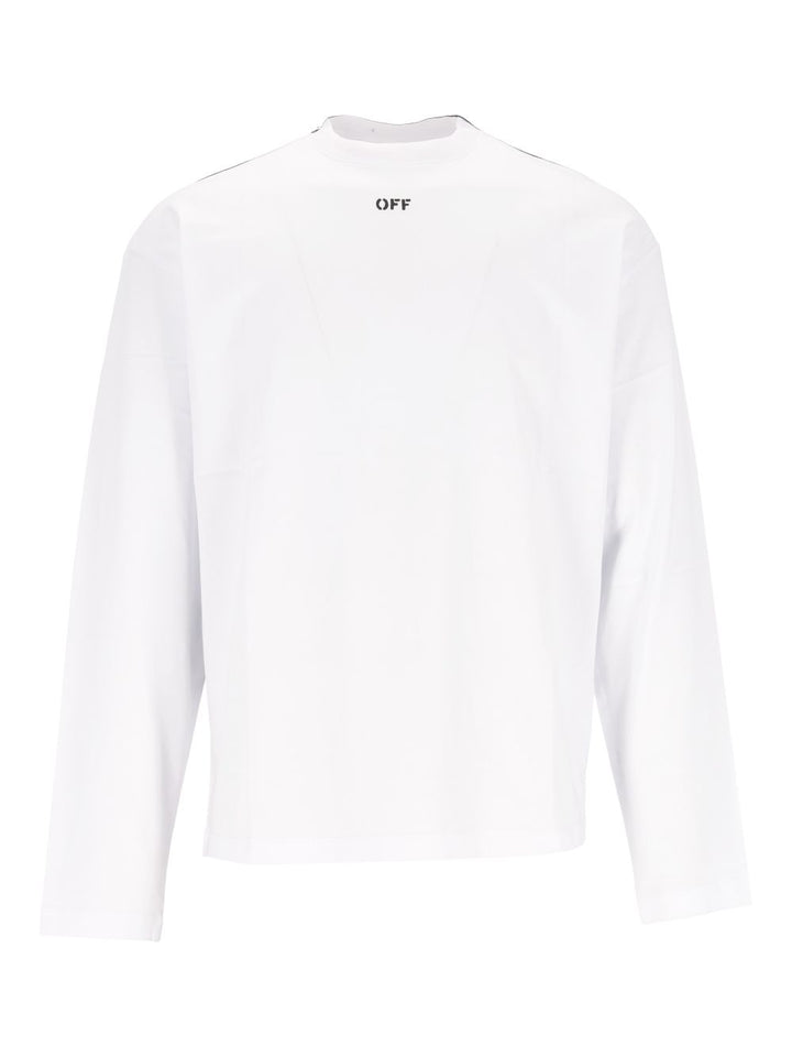 Off-White Negative Arrow Skate L/S Tee T-Shirt White
