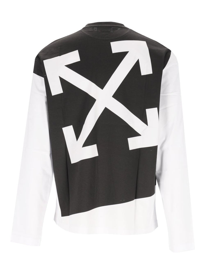 Off-White Negative Arrow Skate L/S Tee T-Shirt White