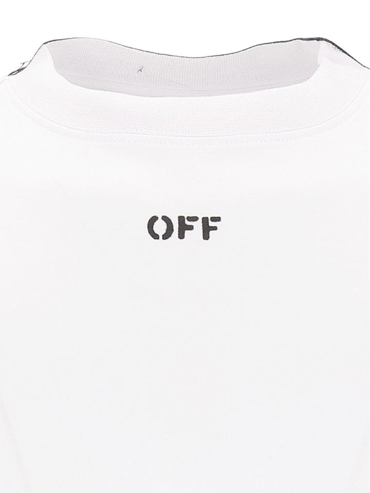 Off-White Negative Arrow Skate L/S Tee T-Shirt White