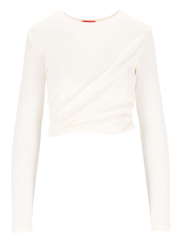 Diesel T-Asay-Pl T-Shirt - White | 81b3ebcec200ab8967986c3e514ab0c9c0200cf5