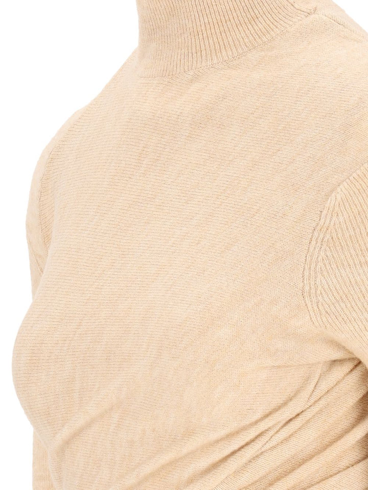 Diesel M-Elly Mock-Neck Bodysuit Knitwear - Beige | fee83a52cde7d9371103a6feab71625046cf3703