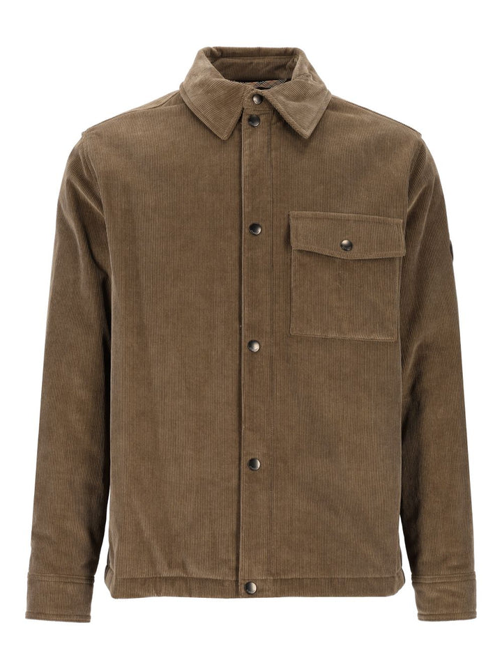 Burberry Dalewood Corduroy Shirt-Jacket Jackets Brown