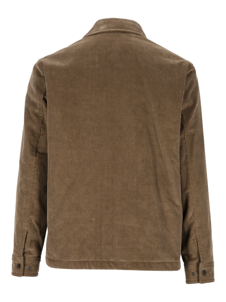 Burberry Dalewood Corduroy Shirt-Jacket Jackets Brown