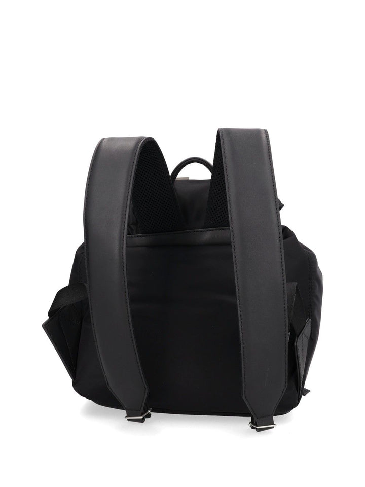 Ami Paris Small Flap Backpack Marcel Backpacks & Travels Black