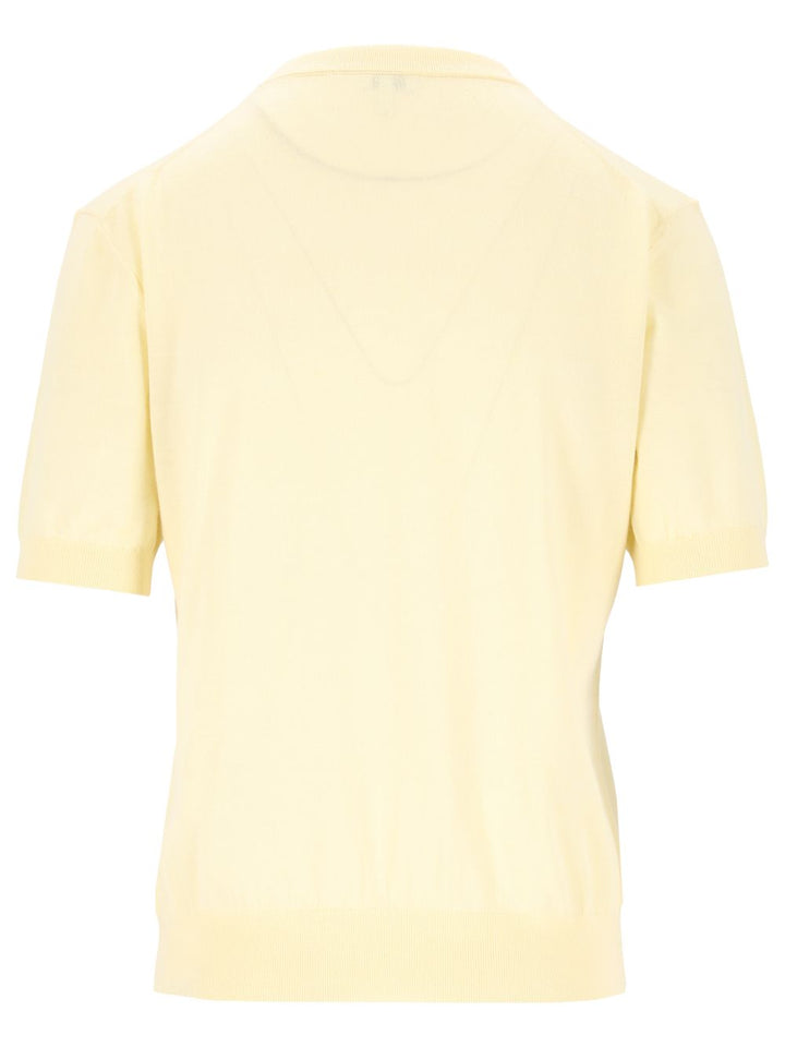 Loewe Merino Wool Top Knitwear - Yellow | 950c858085666185e4e9edb4d210b0e655fd930b