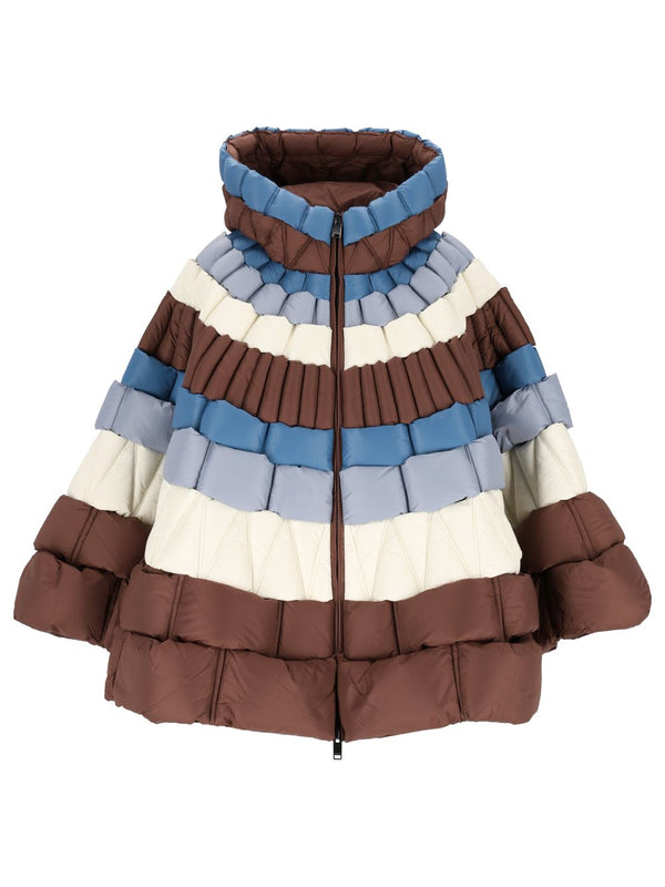 Puffer Cape - 100% Nylon Coats Multicolor