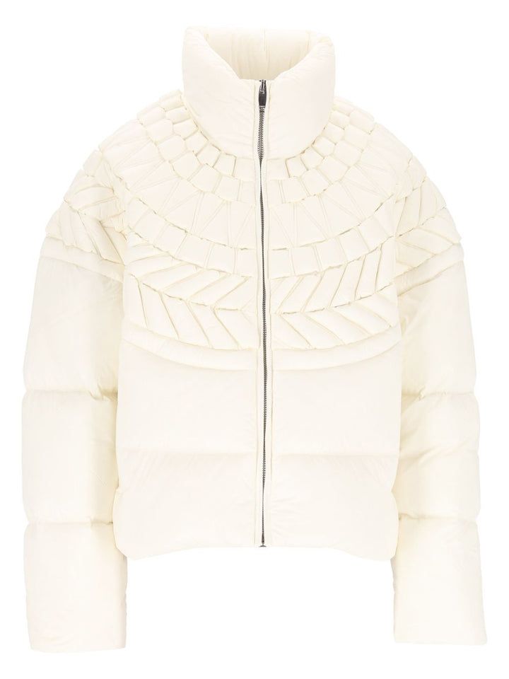 Raxxy Puffer Jacket - 100% Nylon Coats White