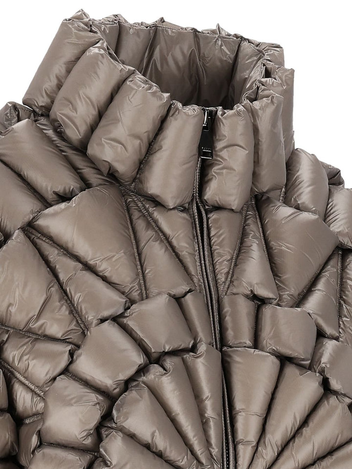 Raxxy Puffer Jacket- 100% Nylon Coats Grey