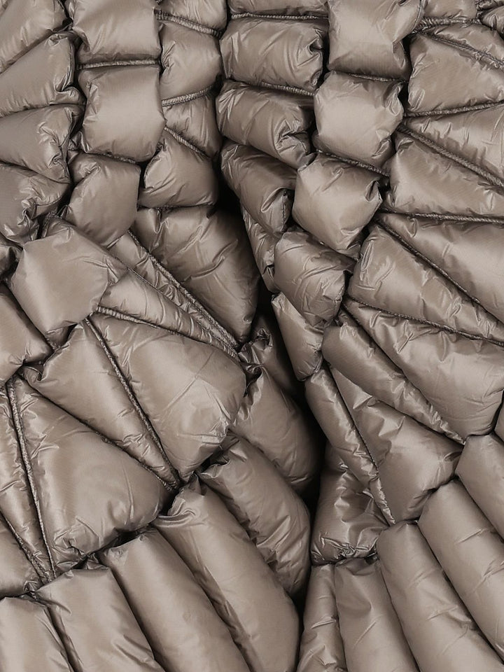 Raxxy Puffer Jacket- 100% Nylon Coats Grey