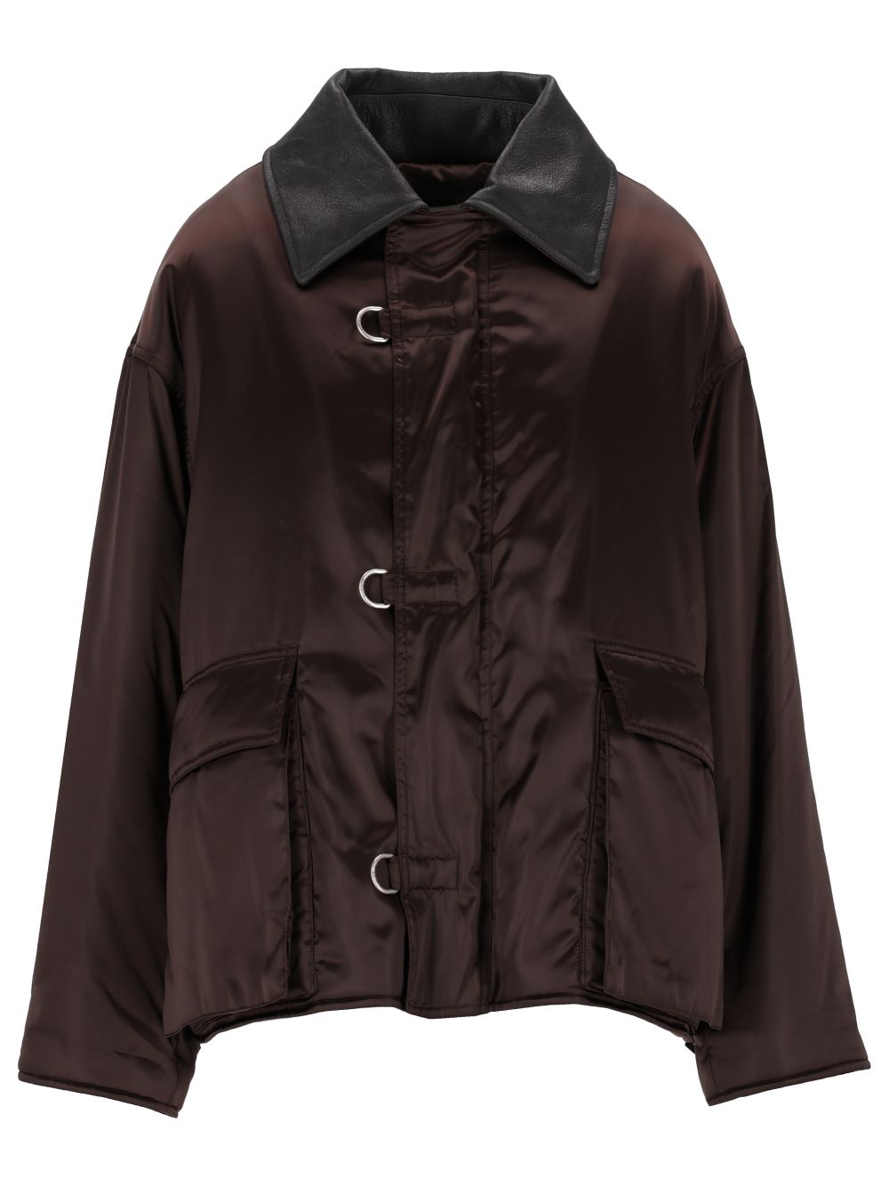 Durazzi Milano Padded Nylon Jacket Jackets - Brown | a78f0b8bb28e87581055e73c9739c74c1d63b264