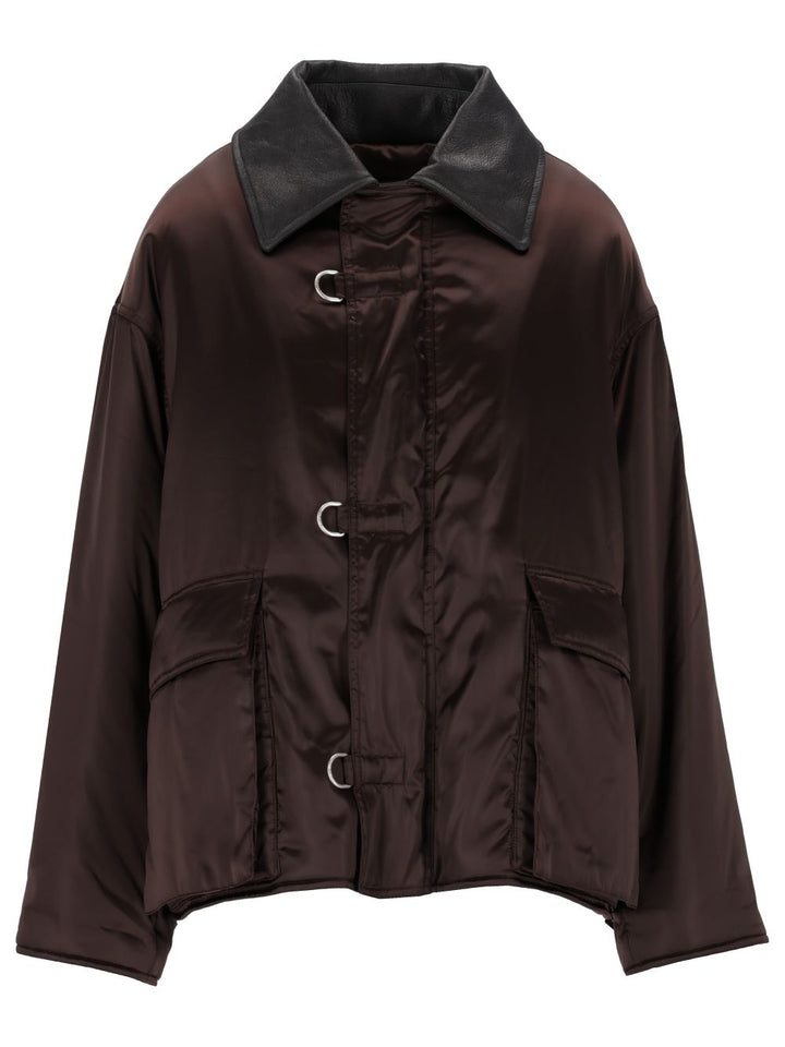 Durazzi Milano Padded Nylon Jacket Jackets - Brown | a78f0b8bb28e87581055e73c9739c74c1d63b264