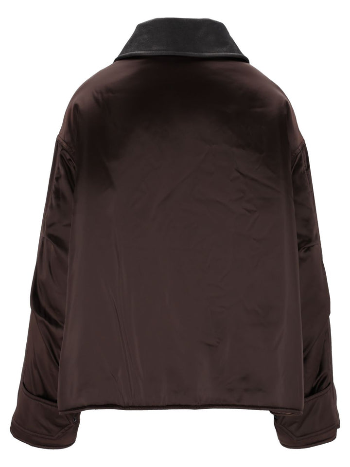Durazzi Milano Padded Nylon Jacket Jackets - Brown | f94988b78797efaf52343d7c0ccd140878b081dc