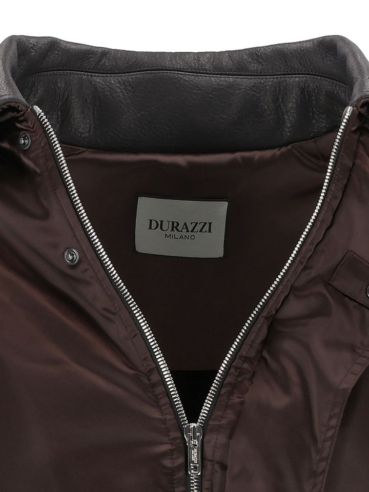 Durazzi Milano Padded Nylon Jacket Jackets - Brown | ed220d0358082341908ed731d84ced5168a6c99a