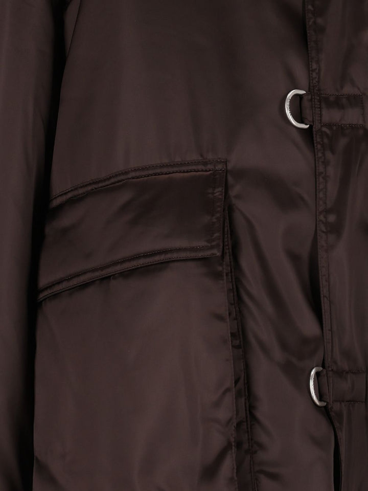 Durazzi Milano Padded Nylon Jacket Jackets - Brown | e8c39103fed0d0b08eef37b0b7bbd20553771204