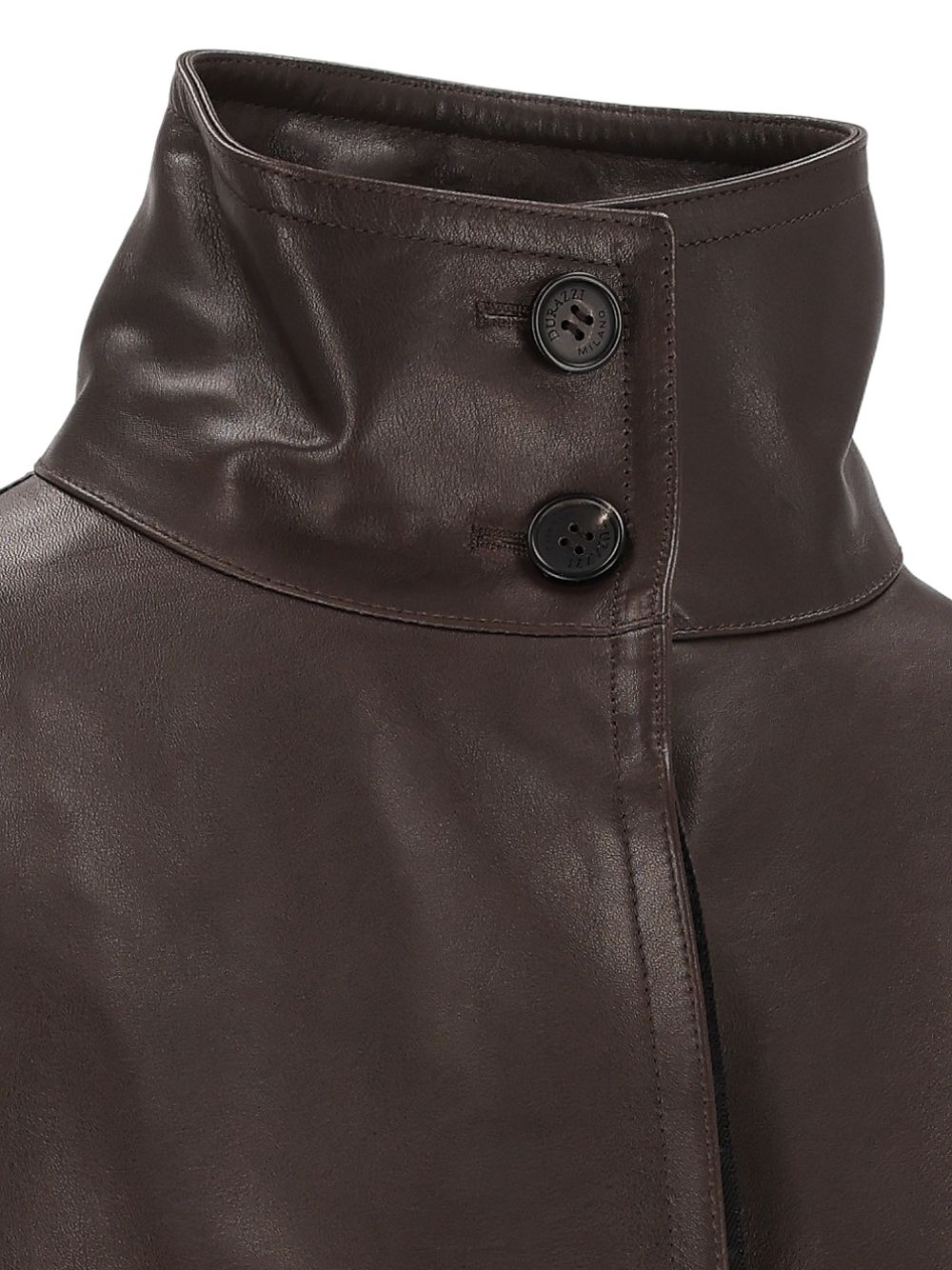 Durazzi Milano Oversized Leather Bomber Jacket Jackets - Brown | dac4e0e5cfdb135c5dd7b8a714de3b5925b7db83