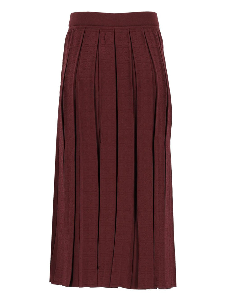 Tory Burch T Monogram Jacquard Skirt Skirts - Brown | 12e86fa61ff05a8d813c4ca3d8e7705dd308b38e
