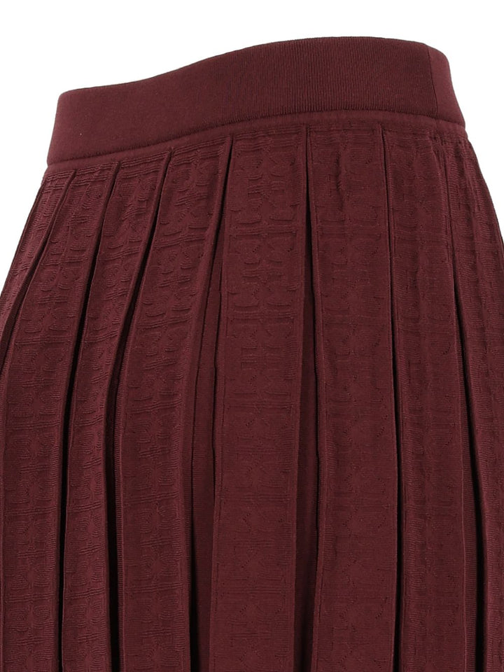 Tory Burch T Monogram Jacquard Skirt Skirts - Brown | 8478d2198d4c804d18d479c9ecccb12881b5c097
