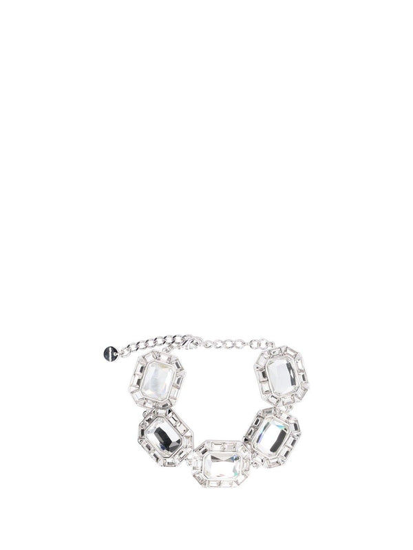 Silver Crystal Bracelet Jewelry Silver