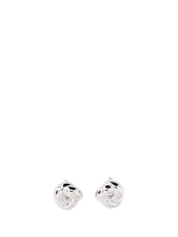 Silver Knot Earrings Jewelry Silver