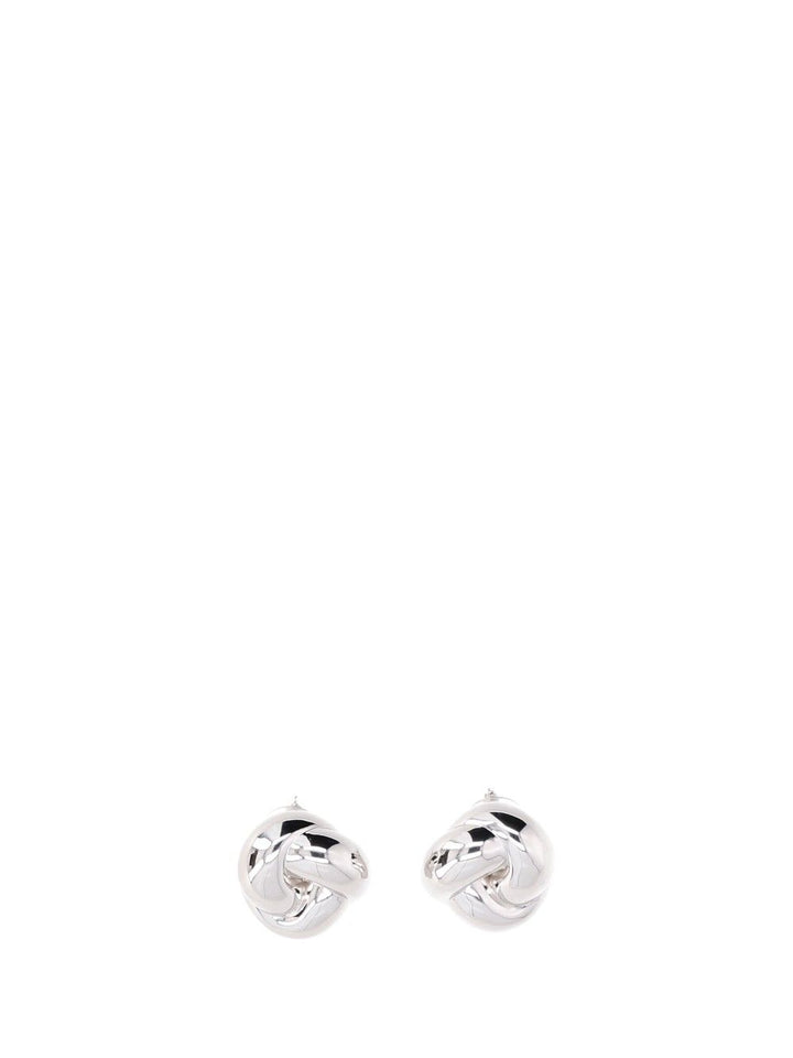 Self-Portrait Pendientes de Nudo Plata Joyas Silver