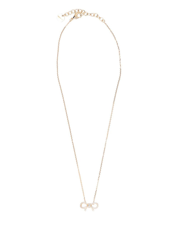 Collane Bow Strass Jewelry Gold