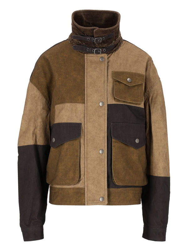 Risla-Gc Patchwork Workwear Jacket Green