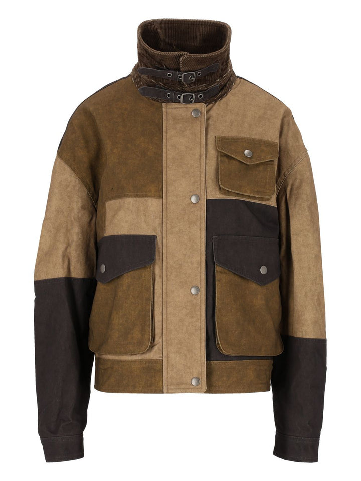 Marant Etoile Risla Jackets - Green | 7b921f34ee7f6007d39df857762029e6e2f7cc49