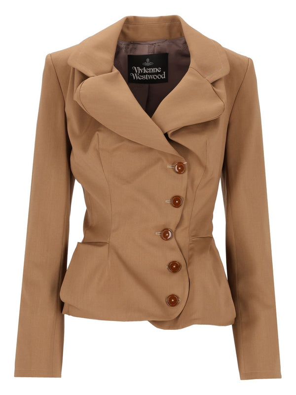 Drunken Tailored Jacket Dresses Beige