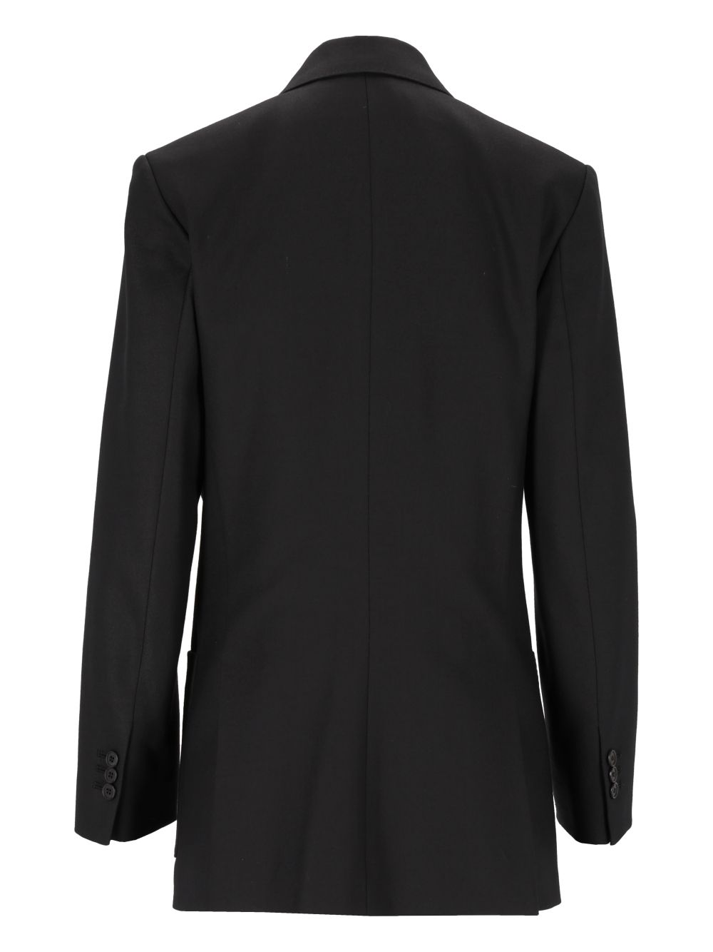 Grifoni Double-Breasted Blazer Jackets - Black | 2a55bab8807352651f8876d50d0b724e9643c2db