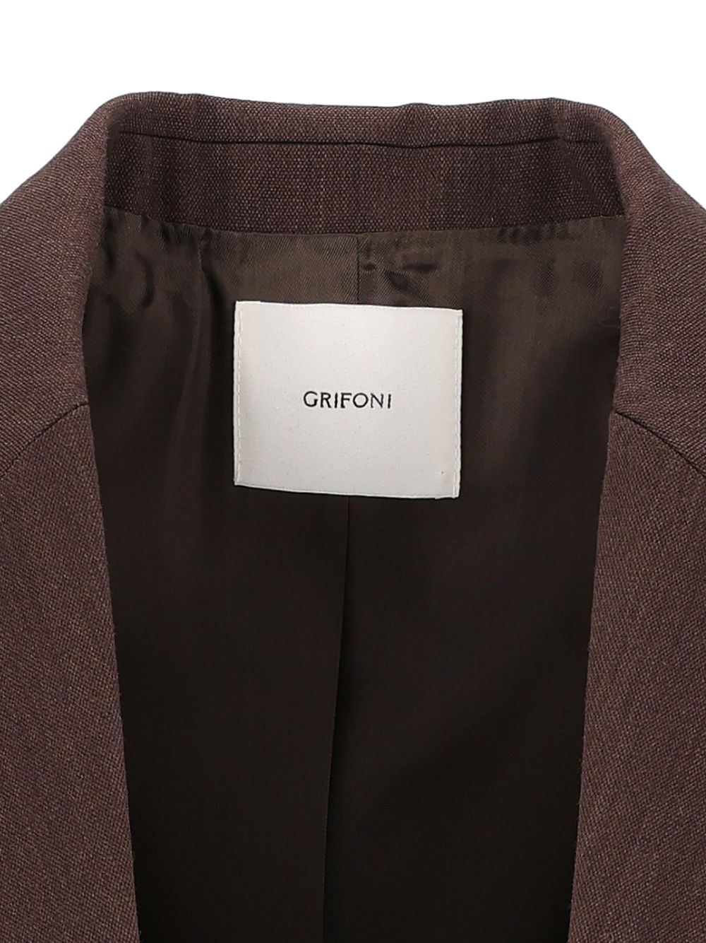 Grifoni Single-Breasted  Blazer Jackets - Brown | 35633d22574d3876437f23c2bbc06369cc6cfd3c