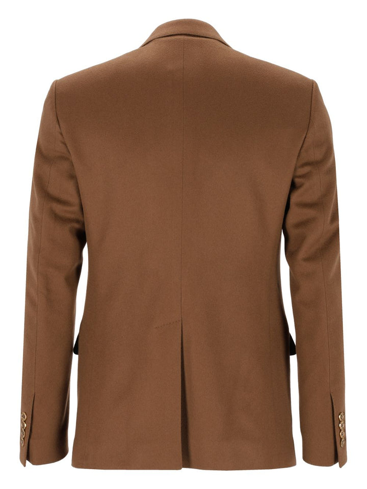 Dolce & Gabbana Sicilia Light Single-Breasted Cashmere Jacket Jackets - Brown | bdbc2740d113baf80ee2f48b0a20b7ab01e9f676
