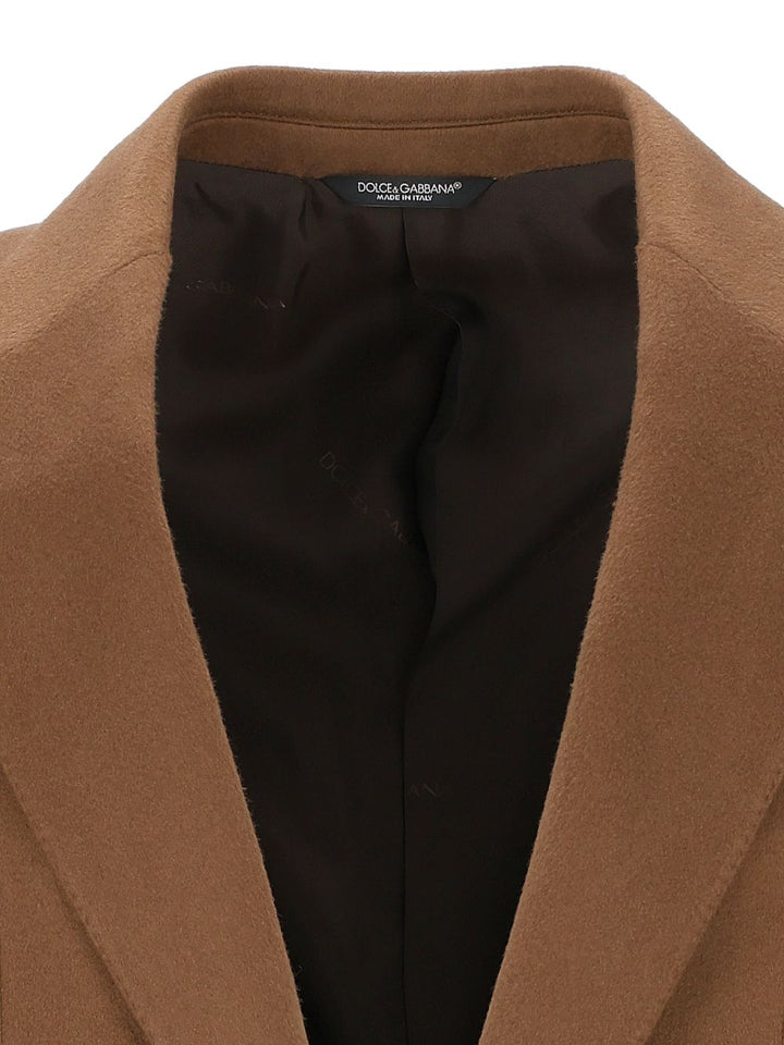 Dolce & Gabbana Sicilia Light Single-Breasted Cashmere Jacket Jackets - Brown | 0e033a04f130e1ae116b51d7934e5d820495df47