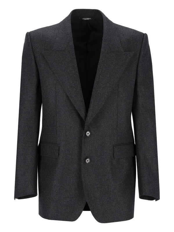 Single Breasted Blazer Jackets Black