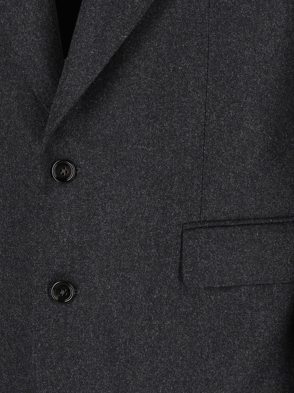 Dolce & Gabbana Sinatra Single-Breasted Wool Flannel Jacket Jackets - Black | 8932282d3b92574c9bb3d93d6b266ea988aaa054