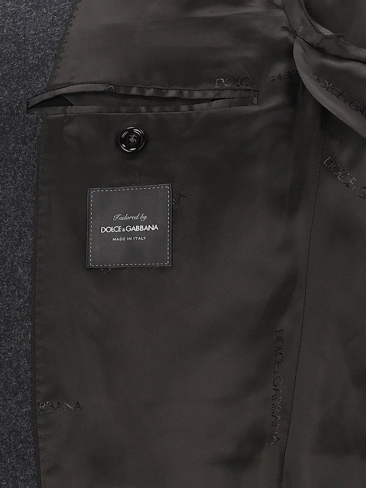 Dolce & Gabbana Sinatra Single-Breasted Wool Flannel Jacket Jackets - Black | 4f9f6defb83811af6d3d6b73cf659bb35ba73998