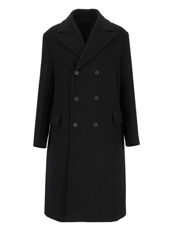 Wool And Angora Coat Coats Black