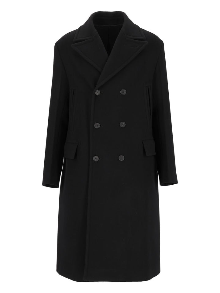 Fendi Wool And Angora Coat Coats - Black | 0a587bed4159adffe549afc4cefe0e9b8e0f520d